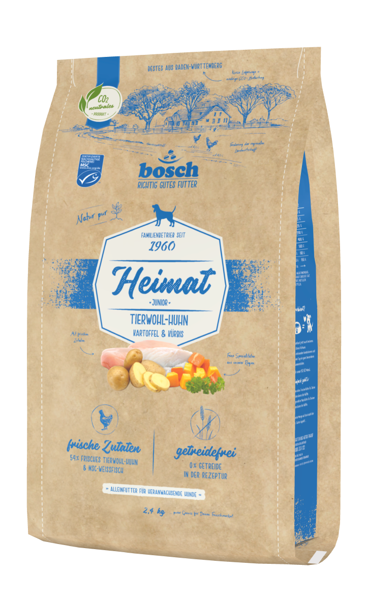 bosch Hunde-Trockenfutter Heimat Junior Tierwohl-Huhn